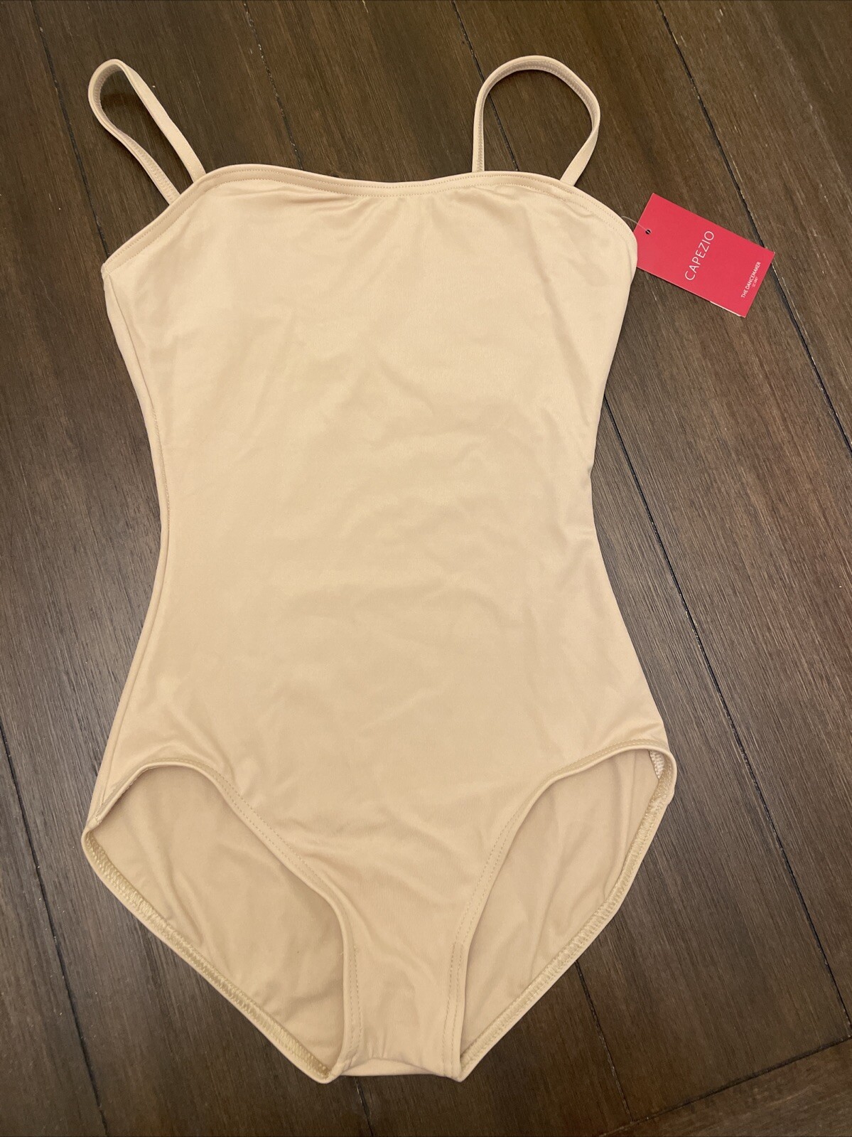 CAPEZIO NUDE CAMISOLE LEOTARD MICROFIBER LINED FRNT TB49 TB49C