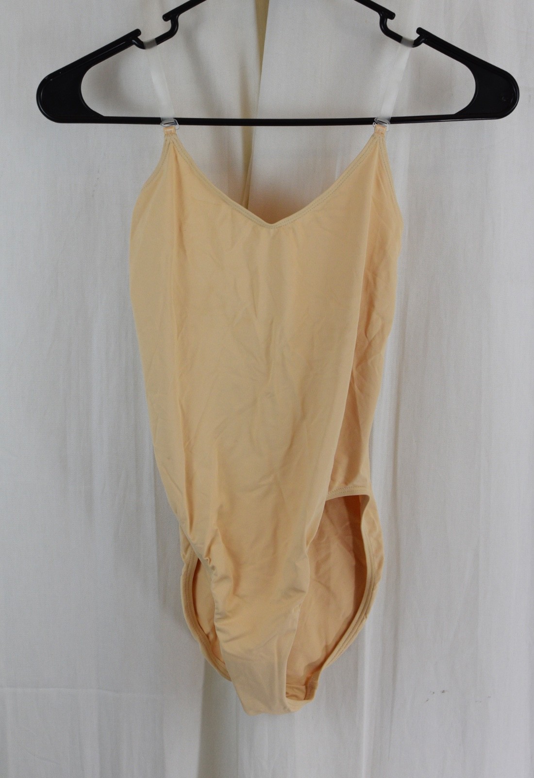 Capezio Women’s Camisole Leotard With Adjustable Straps Nude Size M