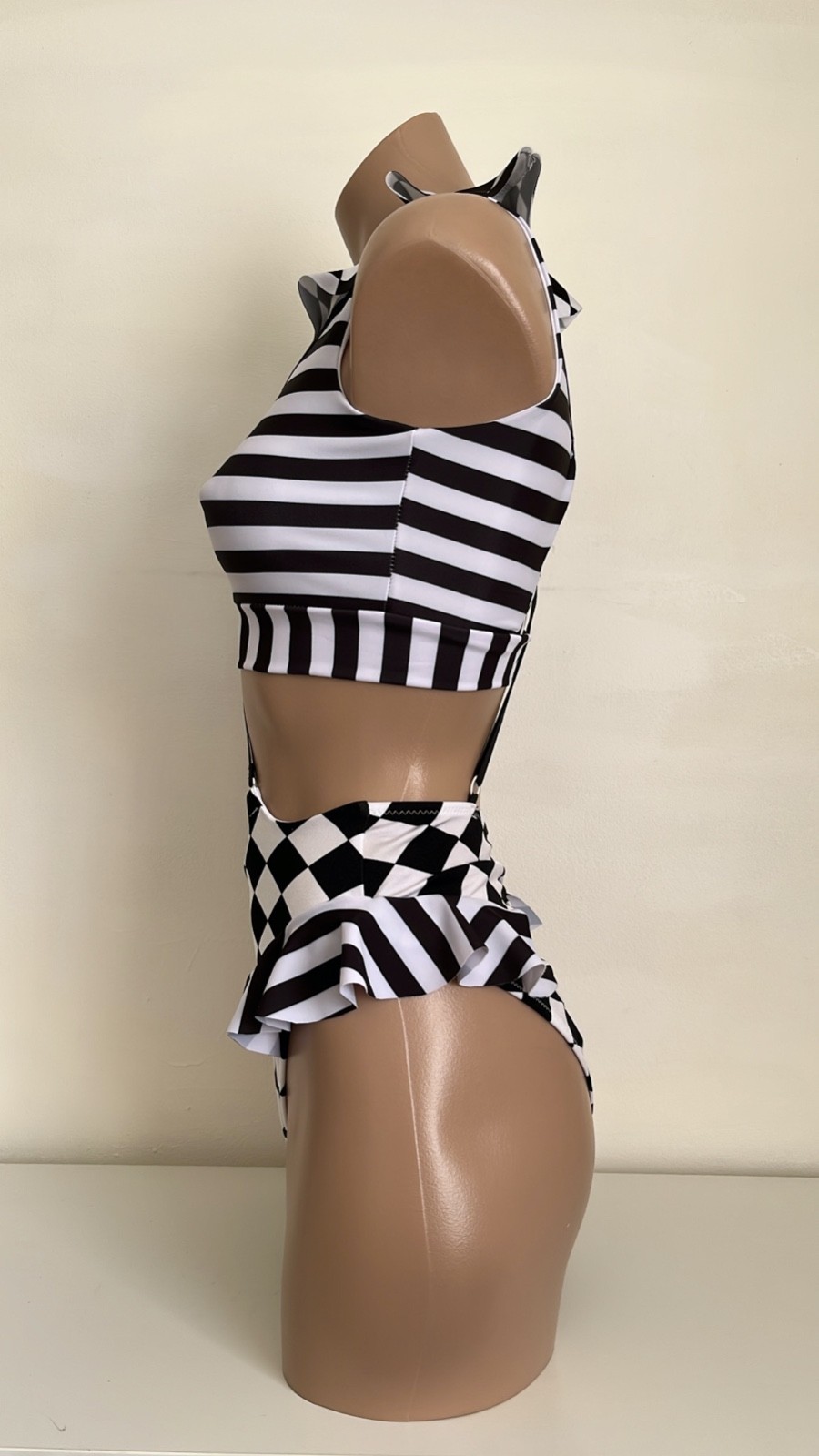 Schminke 🎪 Harlequin pleasure suit circus dance pole-wear spandex festival