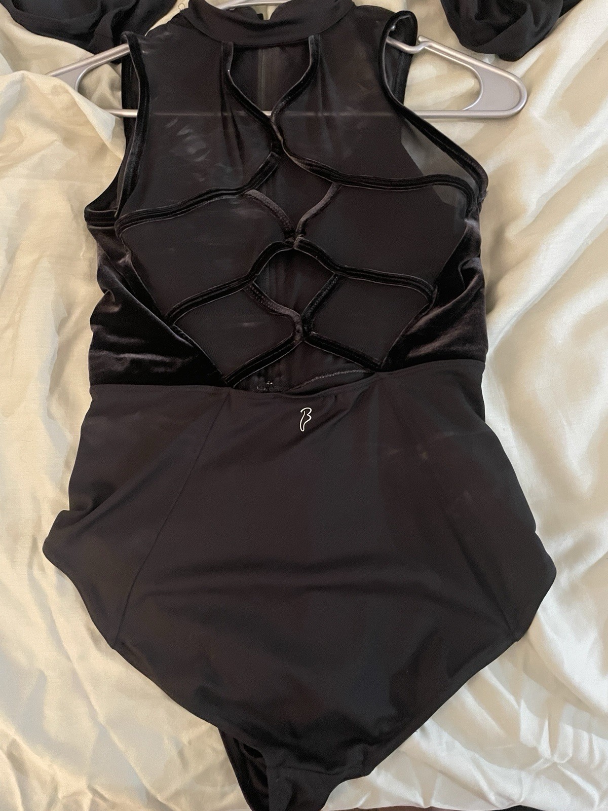 Women’s Lot of 9 Dance Leotards, Multi-Color Solid Lace Nylon Assorted Styles