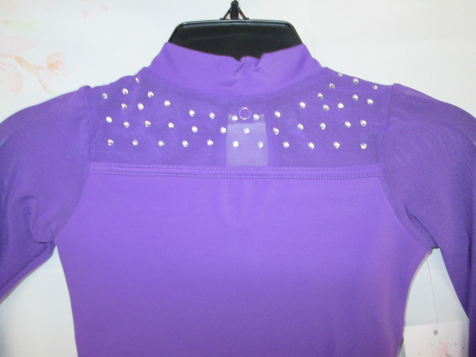 Leotard Elisse New Women’s SA MA LA XL Long Sleeve Dance Ballet Costume Purple