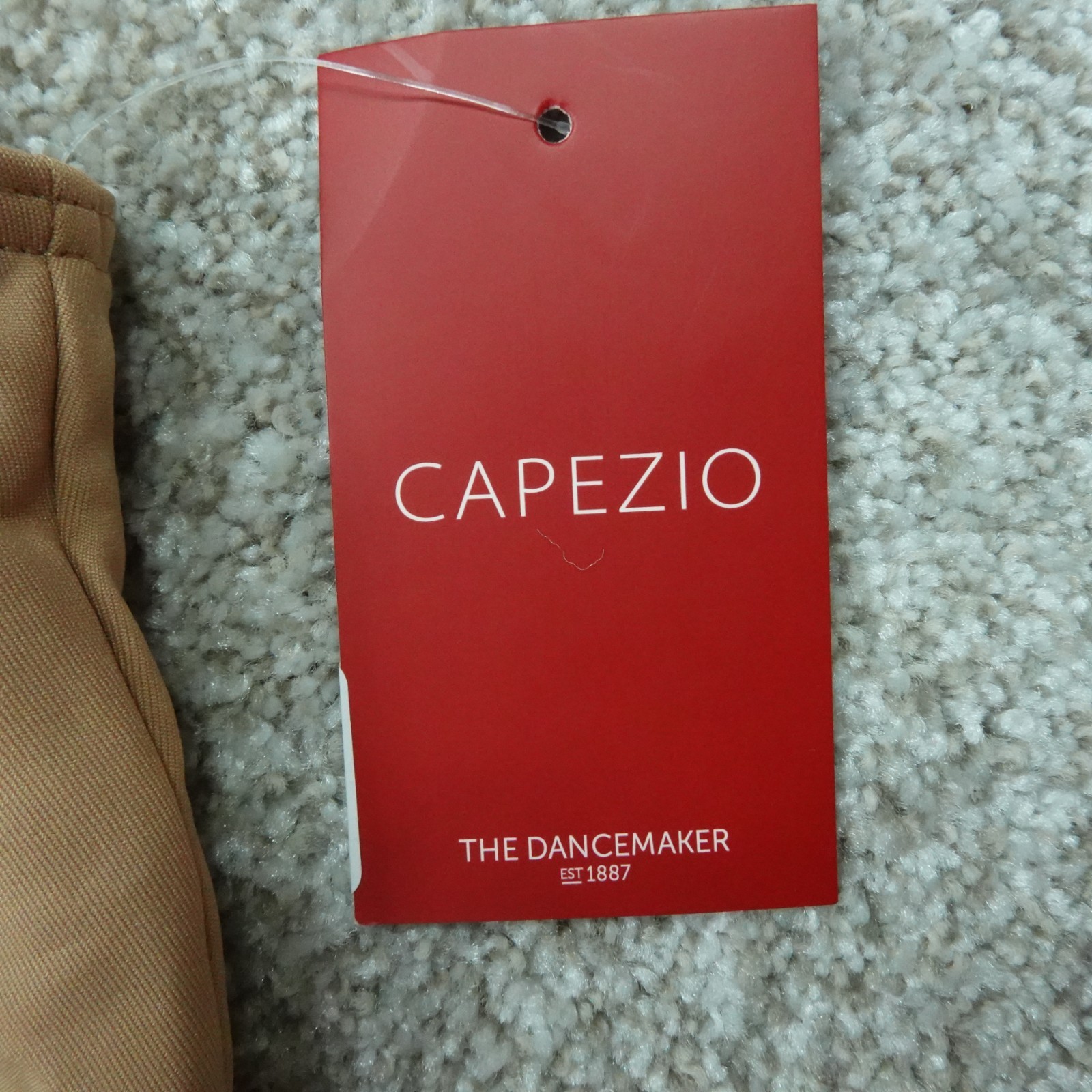 Capezio Leotard Womens Small Light Suntan Sleeveless Cami Ballet Dancewear