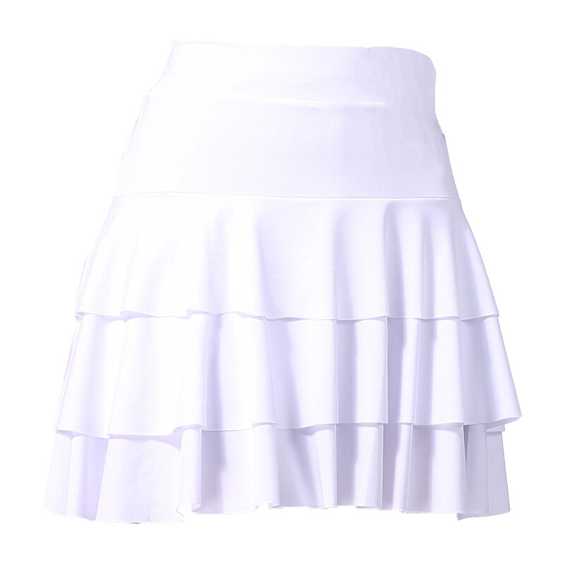Lady Mini Dance Skirt Layered Tiered Dancewear Performance with Underpants skirt