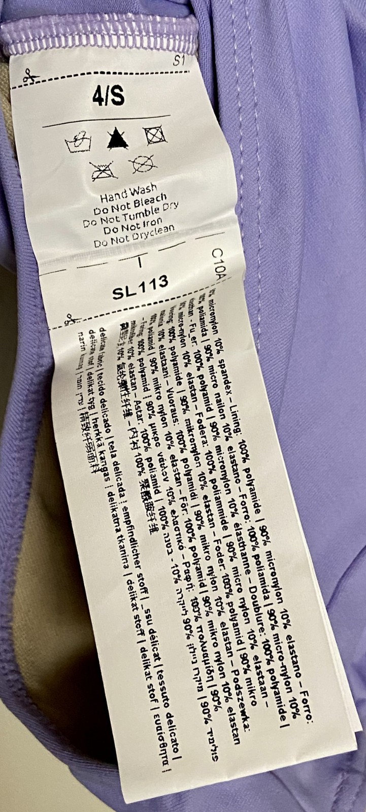 So Danca Flamma SL 113 Adult Camisole Leotard Smooth Front 4/S Light Lilac