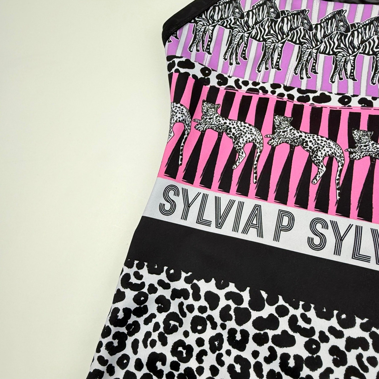 Sylvia P Zebra Power Gymnastics Leotard, XS