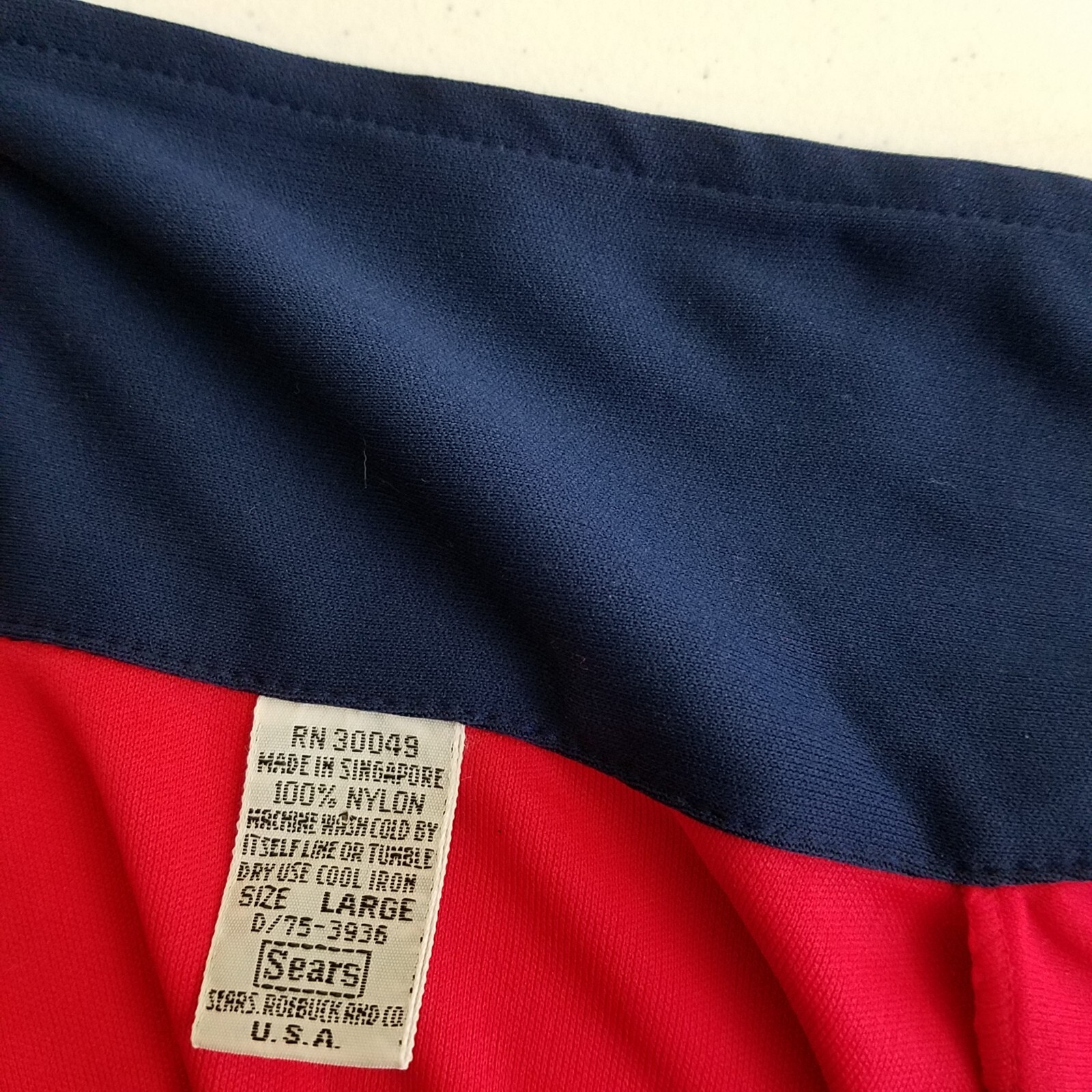 Vintage Sears Collared Short Sleeve Gymnastics Leotard Unitard Womens Adult L