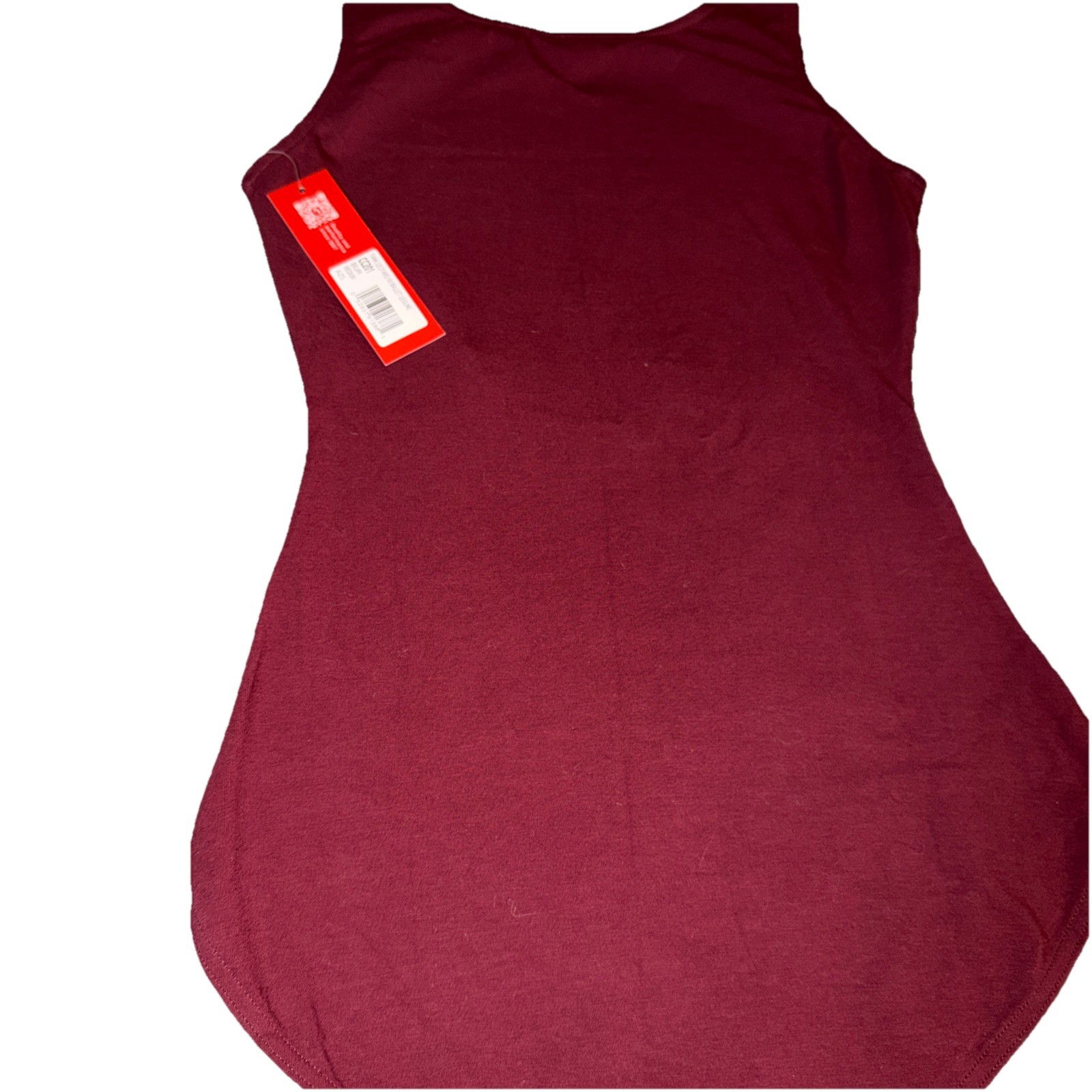 Capezio Women’s High-Neck Tank Leotard With Ballet Leg Line, Burgundy, Medium