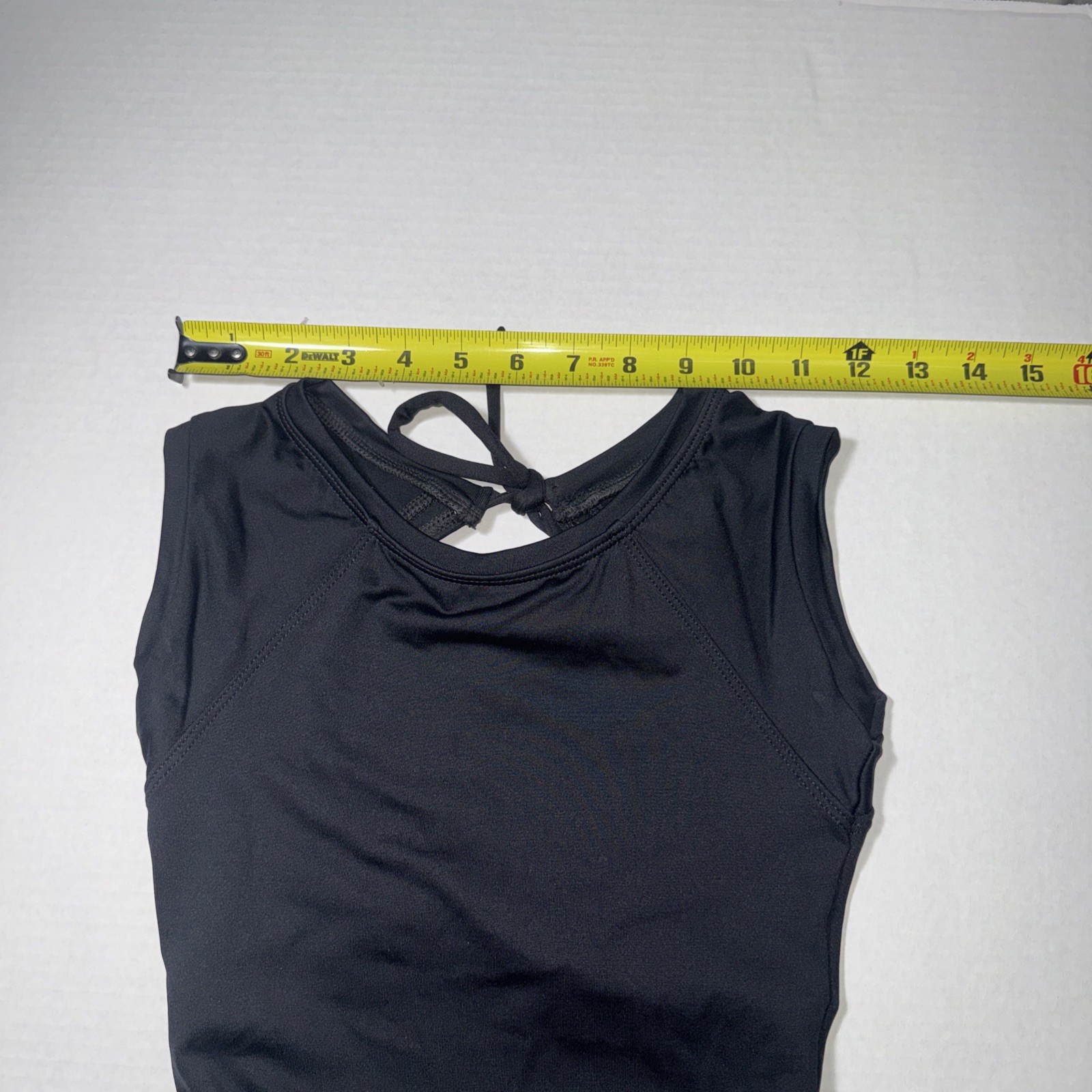 Suffolk Leotard- size Large Child Black, open back