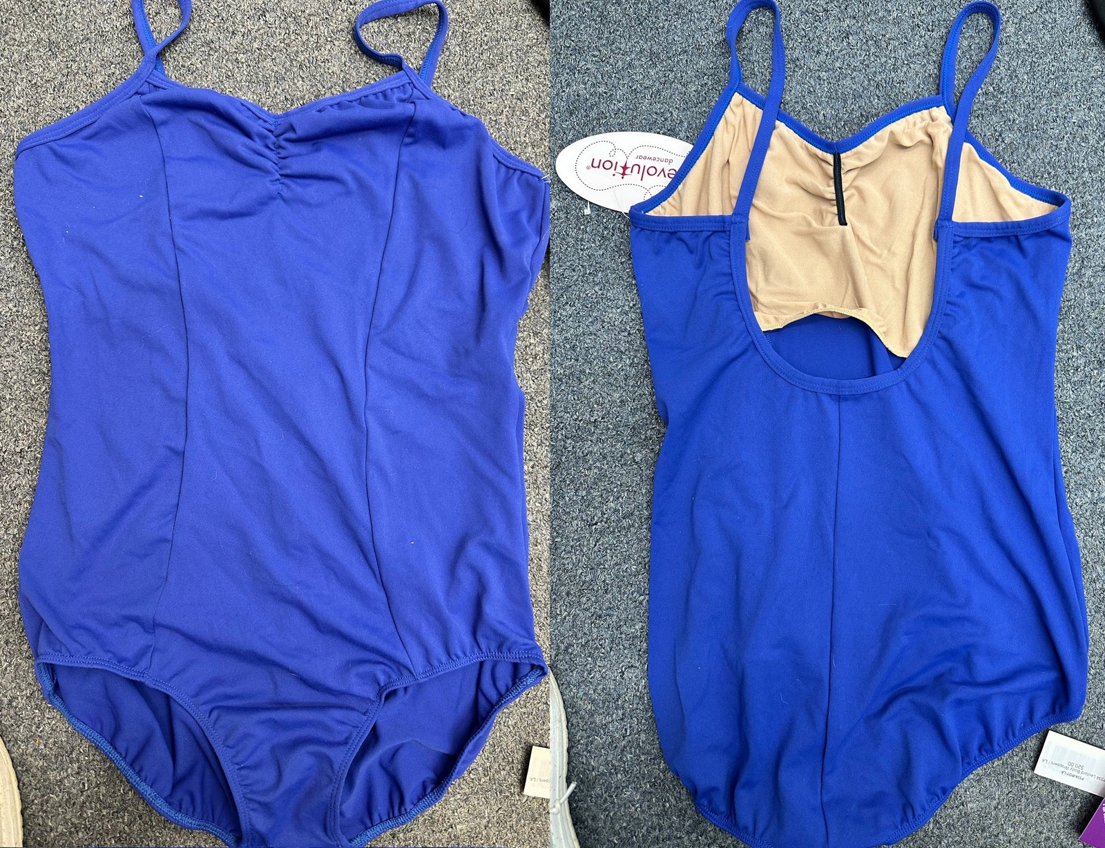 Dance New Leotard Revolution RD10038 Large Adult Royal Blue Ballet