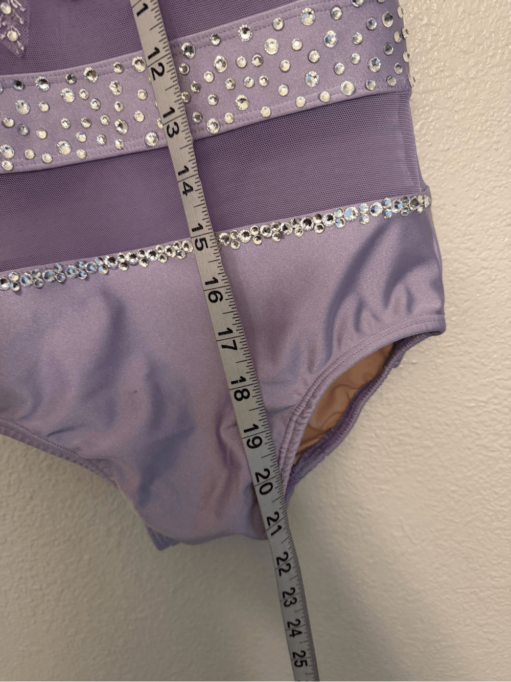 Ilo Gear Glam contemporary lavender purple custom dance costume XSA adult
