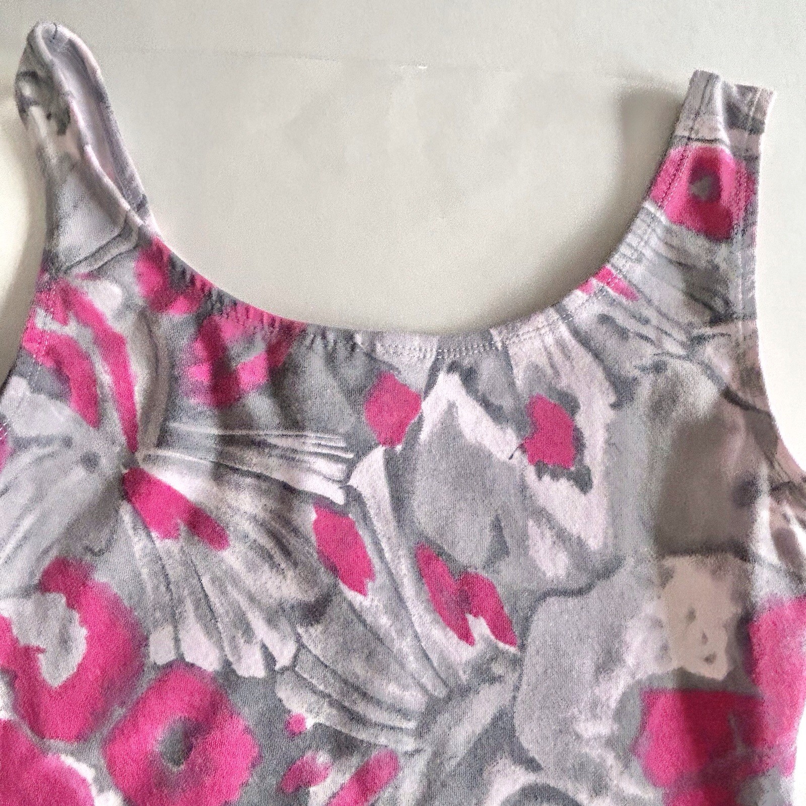 Jacques Moret 90’s Leotard High Leg Size Medium 10/12 Adult Fuschia Pink Cotton