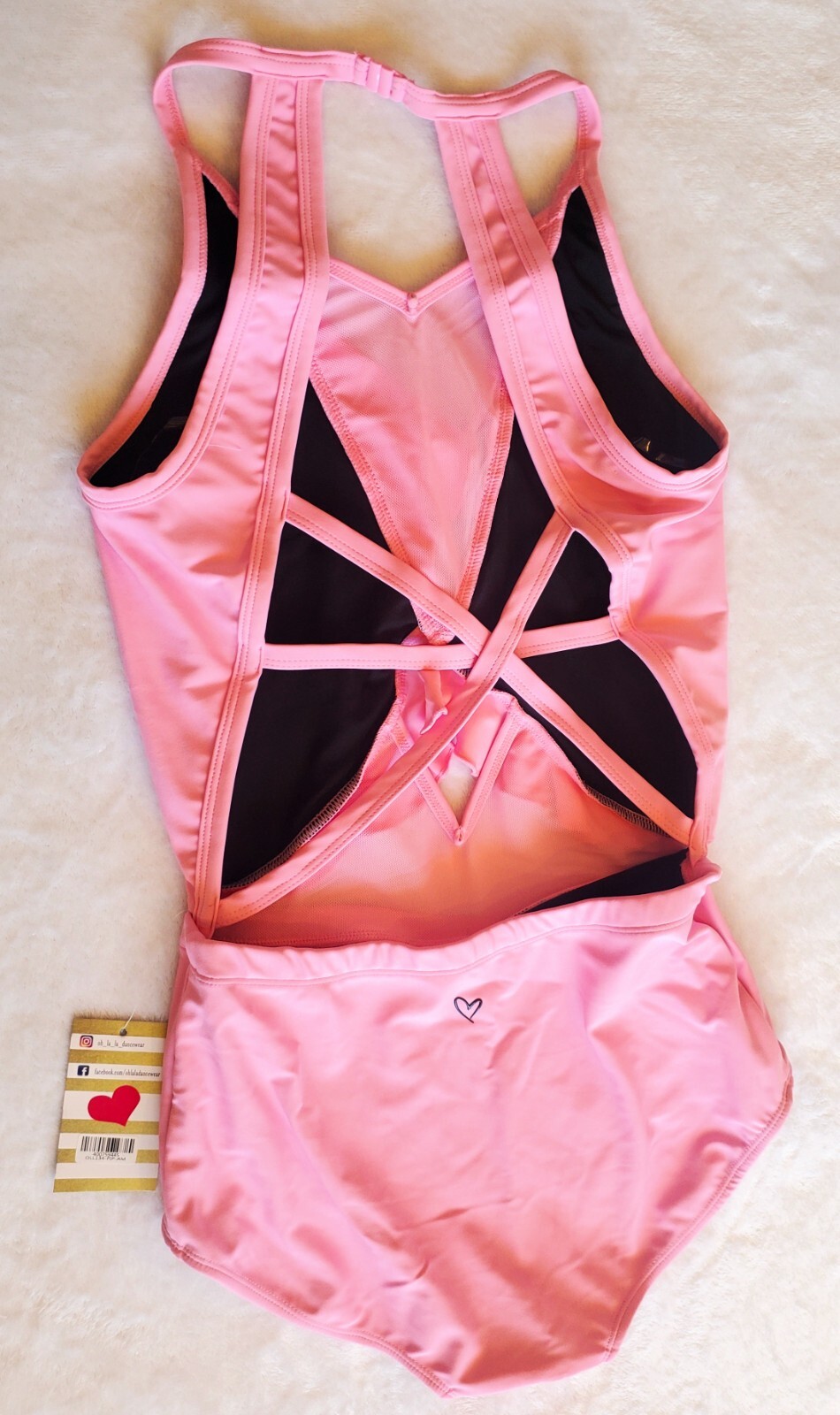 Oh La La Dancewear Ballet Leotard Adult Medium AM Aerialist Silks/Lyra Costume