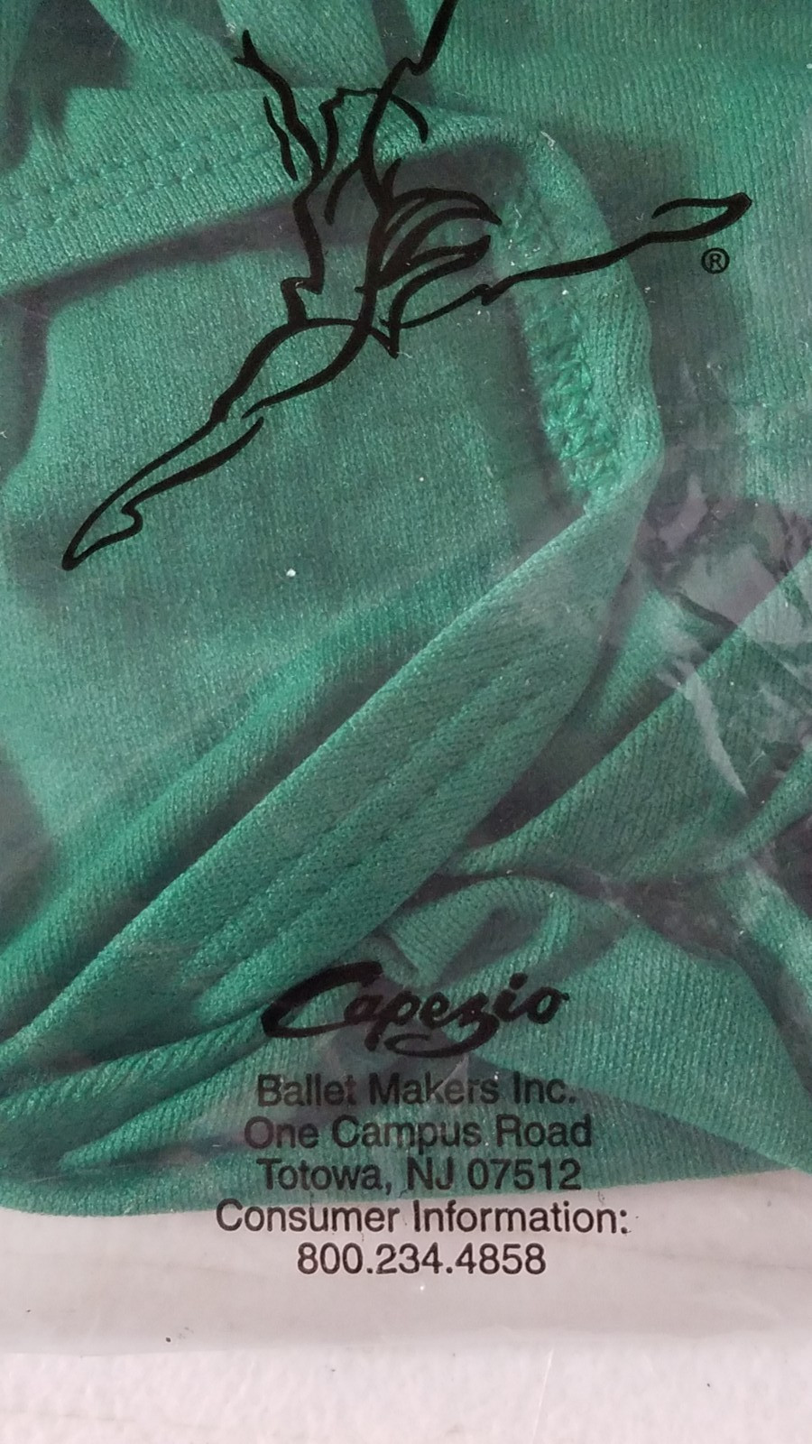 Capezio Dance Briefs Gymnastics Style 111 Adult Sz M Kelly Green Nylon NOS 5151