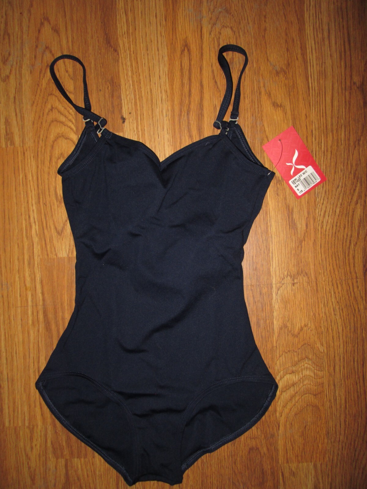 Womens CAPEZIO CAMI LEO gymnastics dance ballet tap jazz leo sz S Sm NWT navy