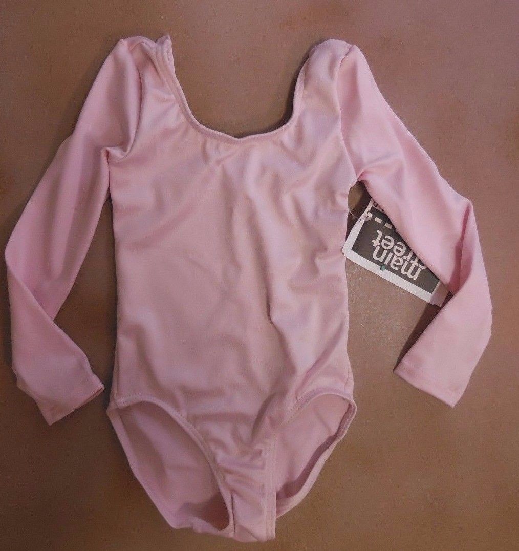Dance LONG SLEEVE LEOTARD Front Lined 4 Color Choices over 200 available
