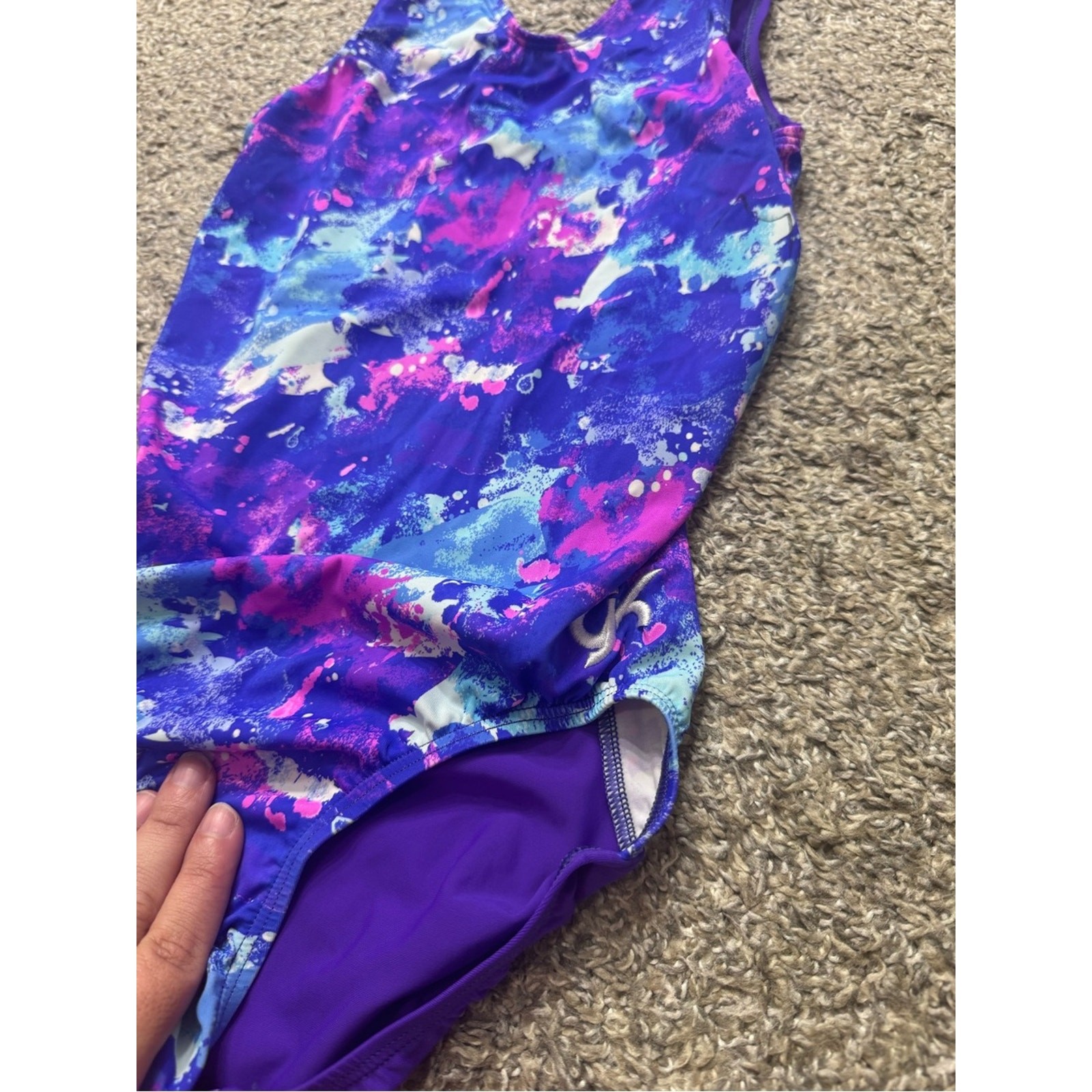 GK Elite Gymnastics Leotard Berry Blast Purple Adult Small