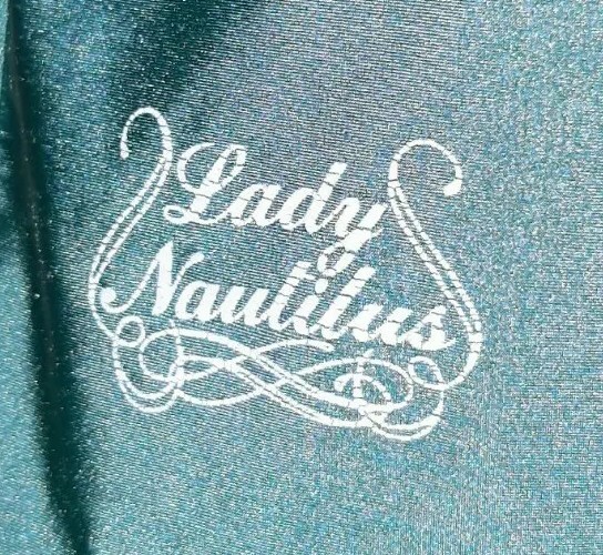 Vintage 80s Lady Nautilus Skin II Leotard Green Shiny Spandex Cap Sleeve Average