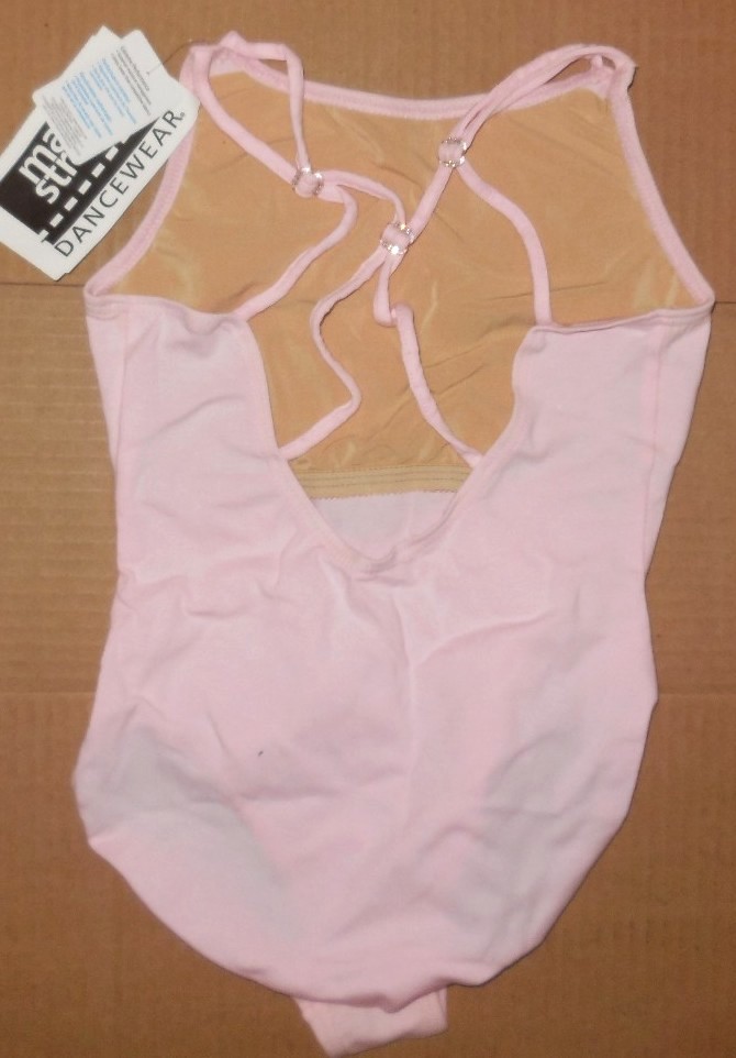 Princess Line Ballet Leotard cotton spandex Criscross camisole 3 colos ch/adlt