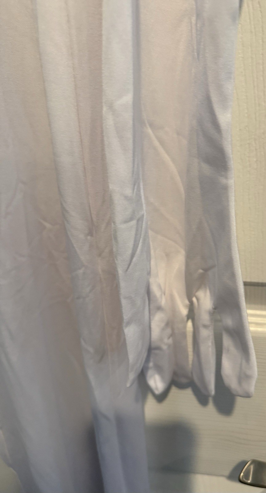 White Spandex Full Body Unitard with Hand, Feet & Head Covering Size L – A2000
