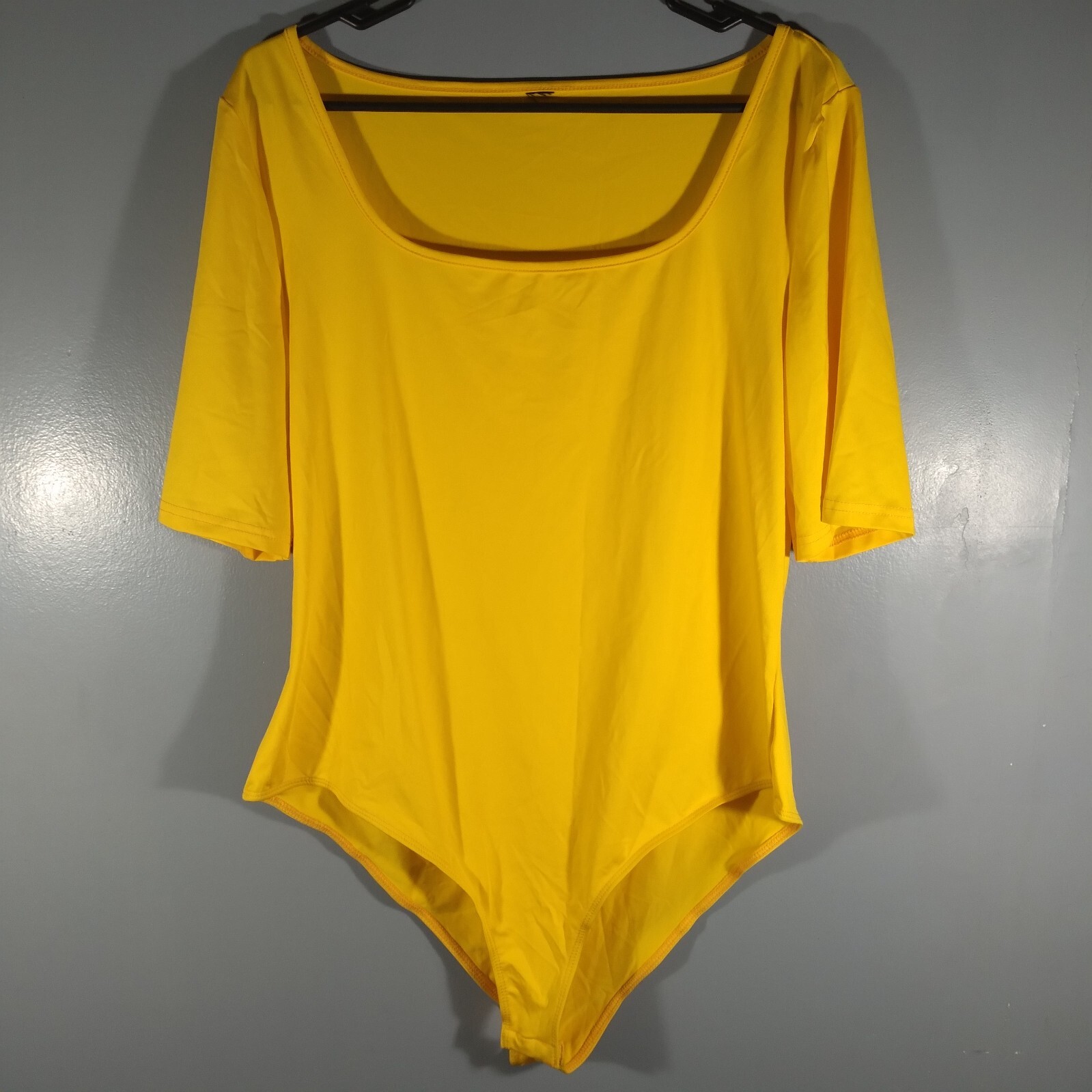 Dance Ballet Bodysuit Short Sleeve Stretch Leotard Ballerina Snapping Crotch