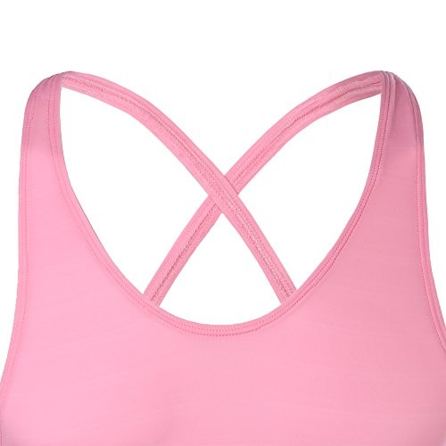 Men’s Sheer Bodysuit Cross Backless Sexy Thong Leotard One Piece Medium Pink