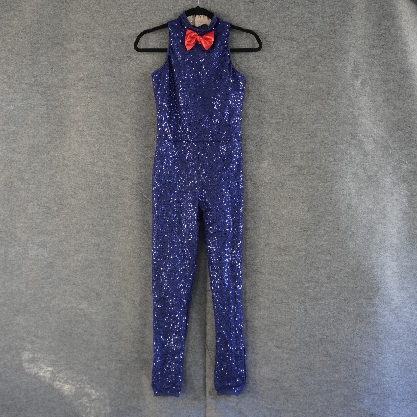 Balera Sequin Jumpsuit Unitard Catsuit MA Adult Medium Navy Blue Dance Costume