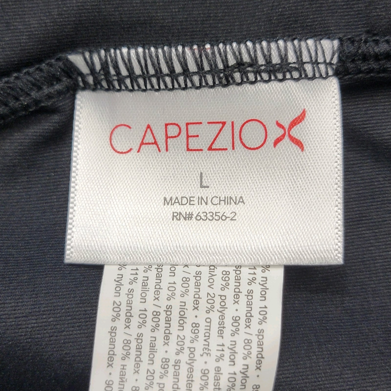 Capezio Black Lace Camisole Leotard High Neck Lace Trim Low Scoop Back Lace SZ L