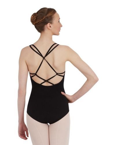 CAPEZIO CAMISOLE LEOTARD 4 COLORS STRAPPY BACK Tb201 LADIES sizes lattice