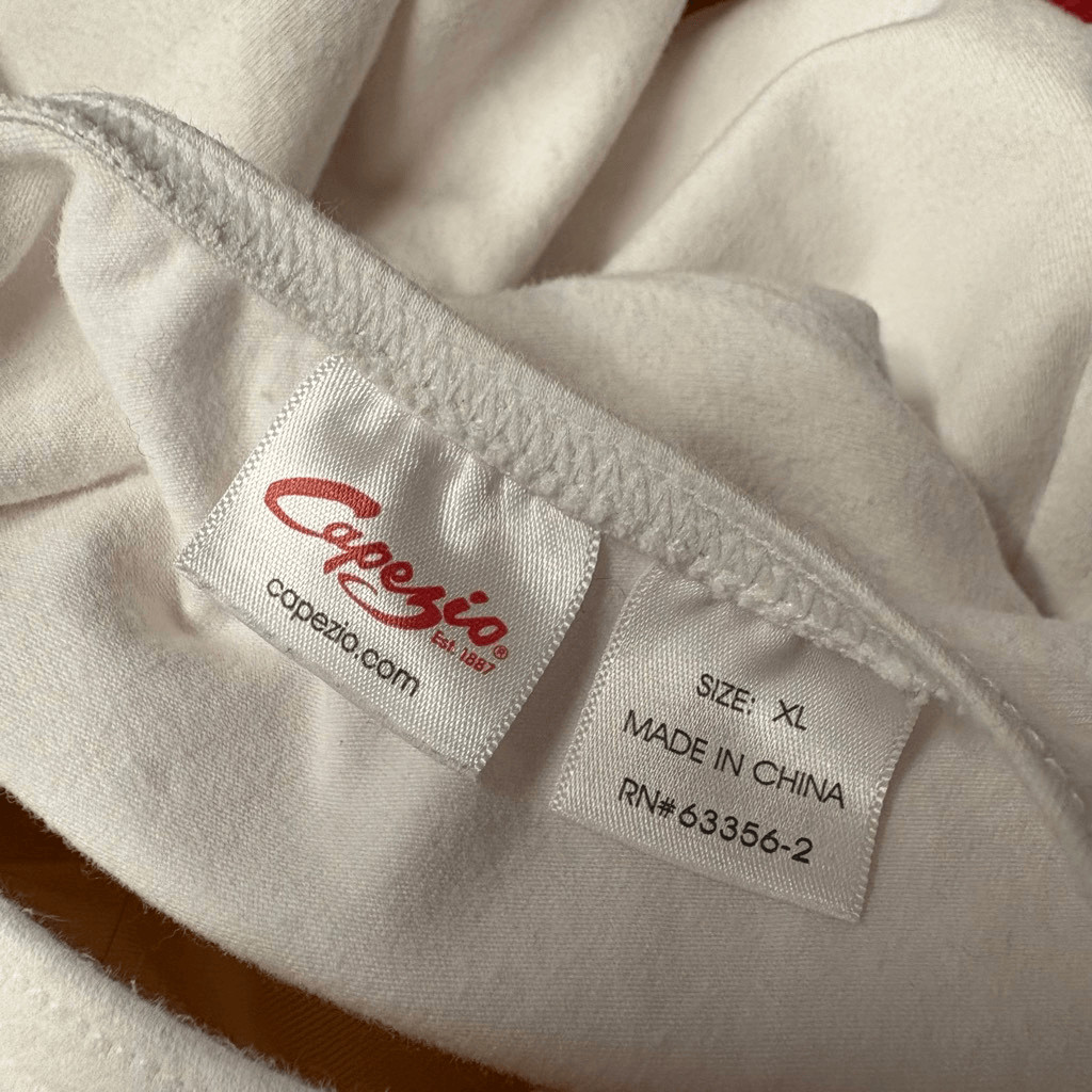 Capezio XL Cream Lined Scoop Neck Long Sleeve Classic Ballet Dance Leotard