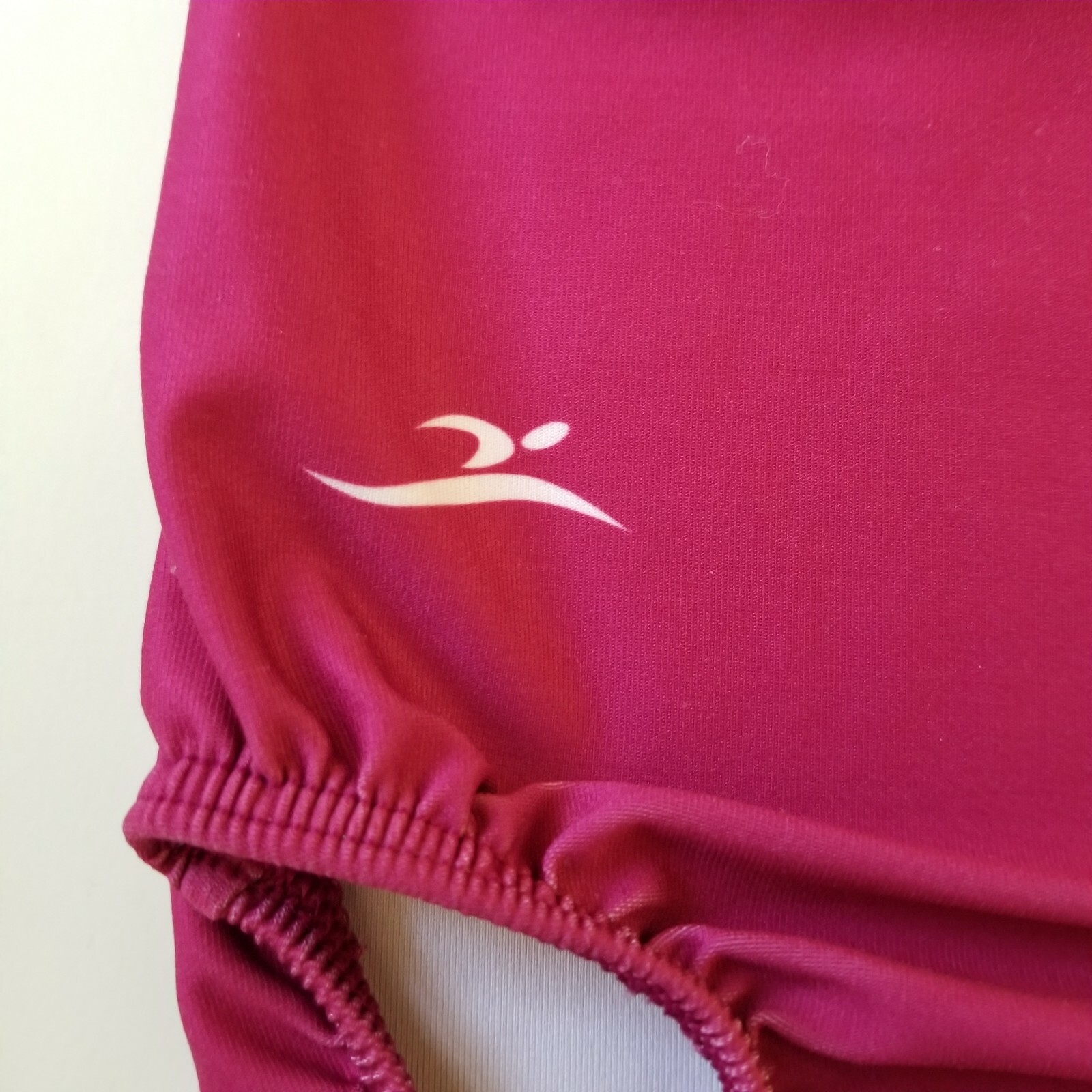 Motionwear Dance Leotard Womens Petite PA Dark Pink Black White Splash ACM Logo