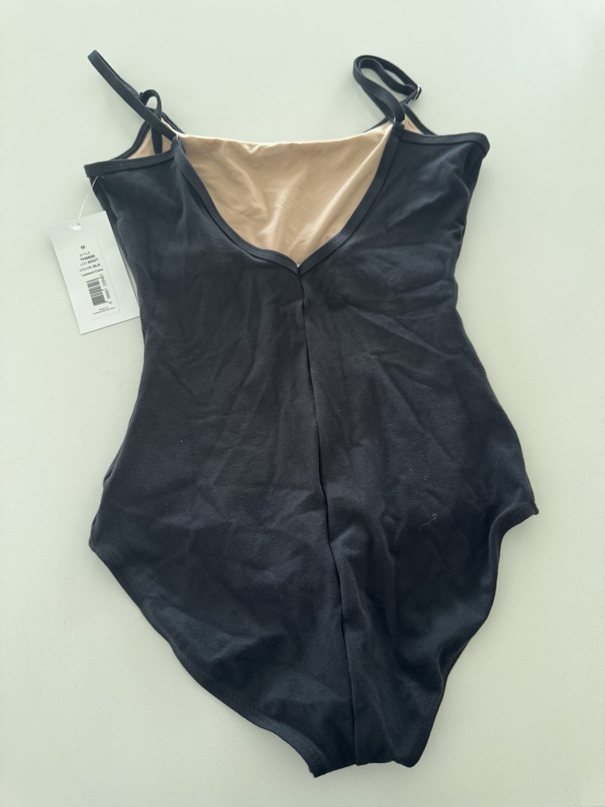 Women’s Camisole Leotard sleeveless dance ballet black size M