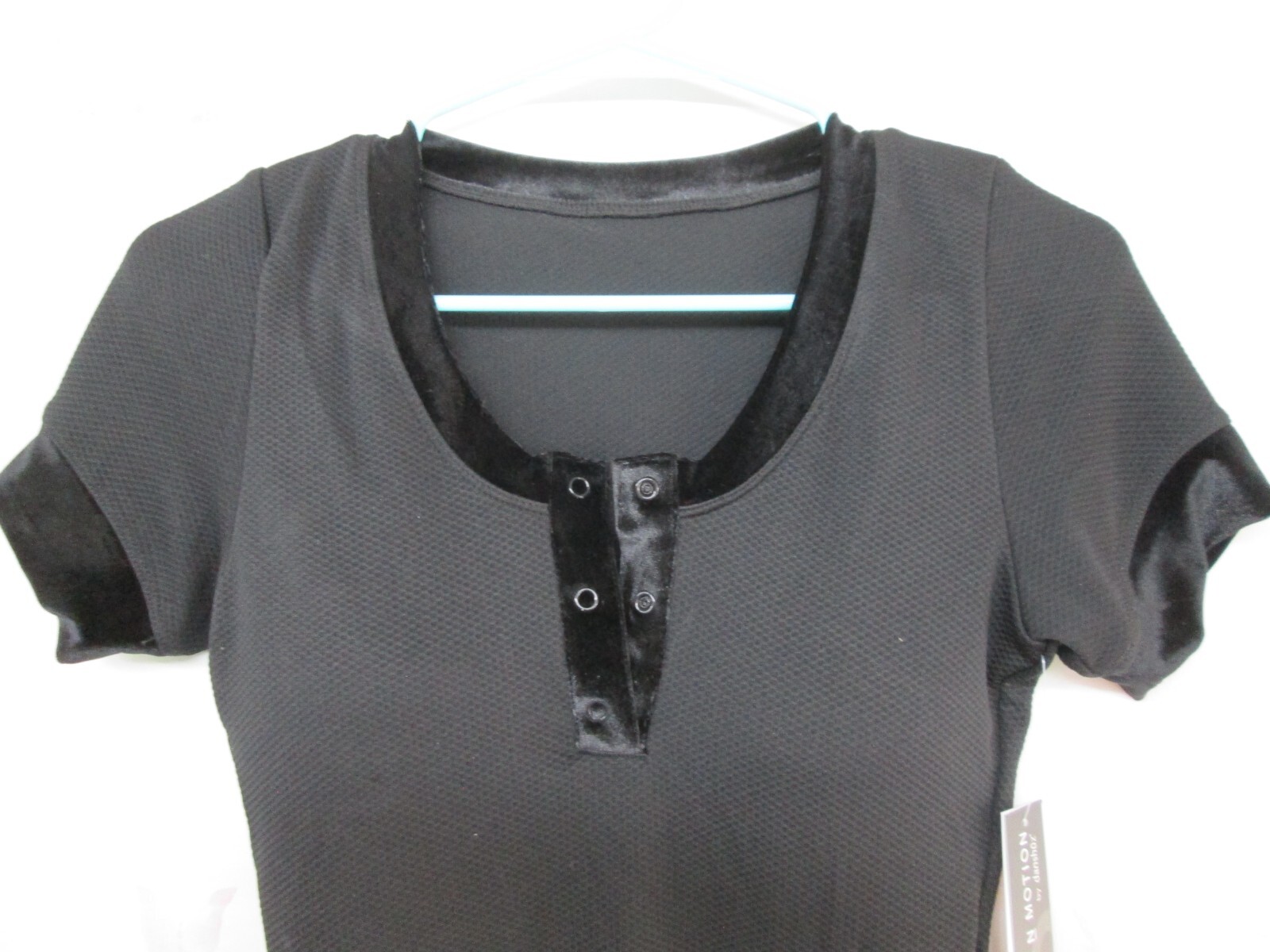 Leotard New Women’s LA Dance Ballet Gymnastics Jazz Black DanzNMotion w Bra Pads