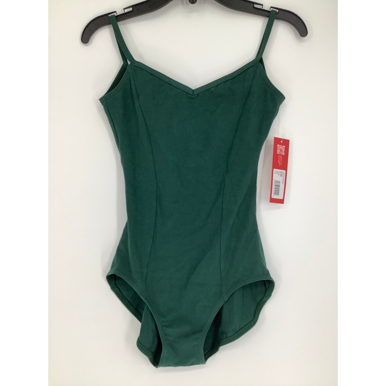 Set of 2 Capezio Women’s Small Nude/Green Princess Camisole Dance Leotard M16-14