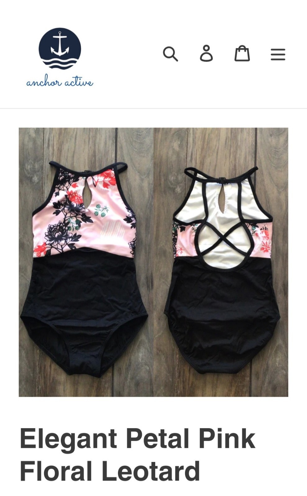 Anchor Activewear Dance Ballet Leotard Adult Medium AM Gymnastics Costume
