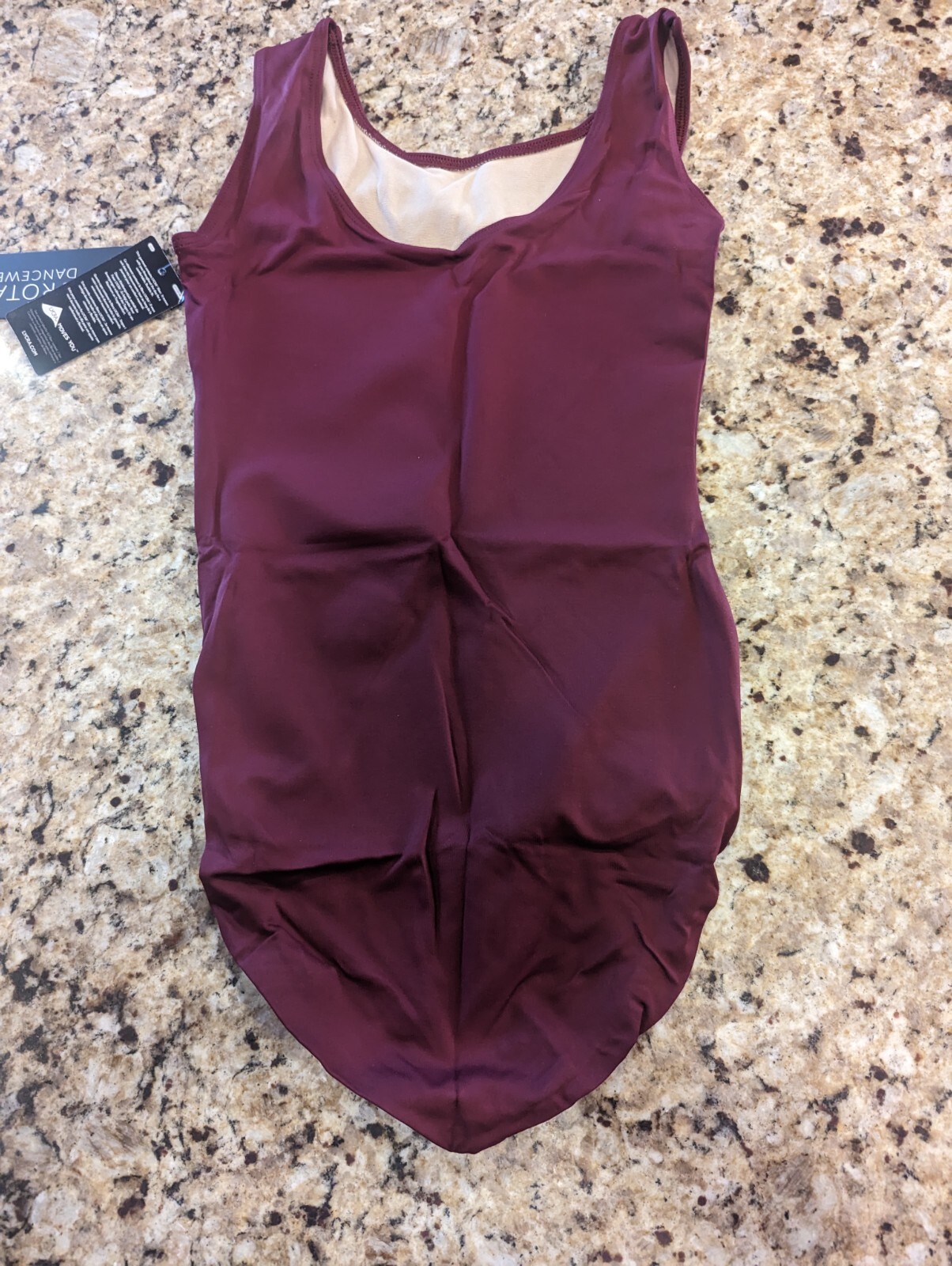 Eurotard Womens Microfiber Tank Leotard 4402 Burgundy size S