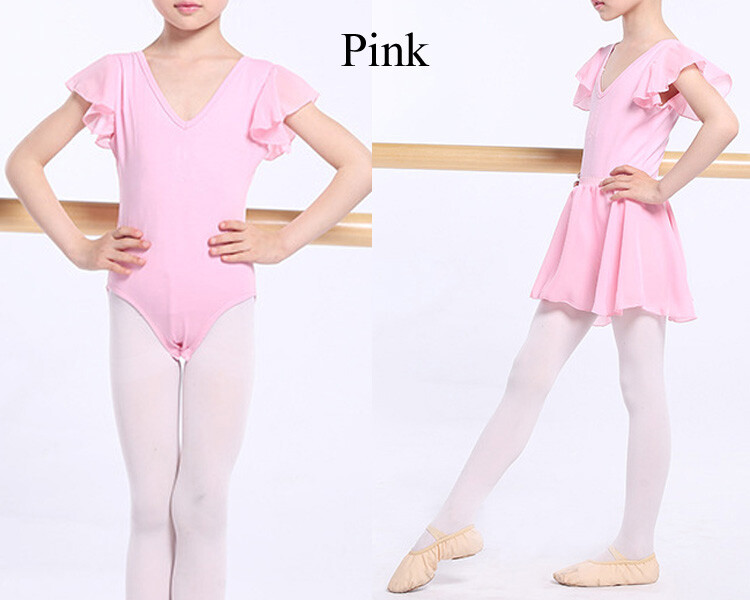 AU STOCK GIRLS to ADULTS 2 PCS SET DANCE BALLET COTTON LEOTARD SKIRT DA028