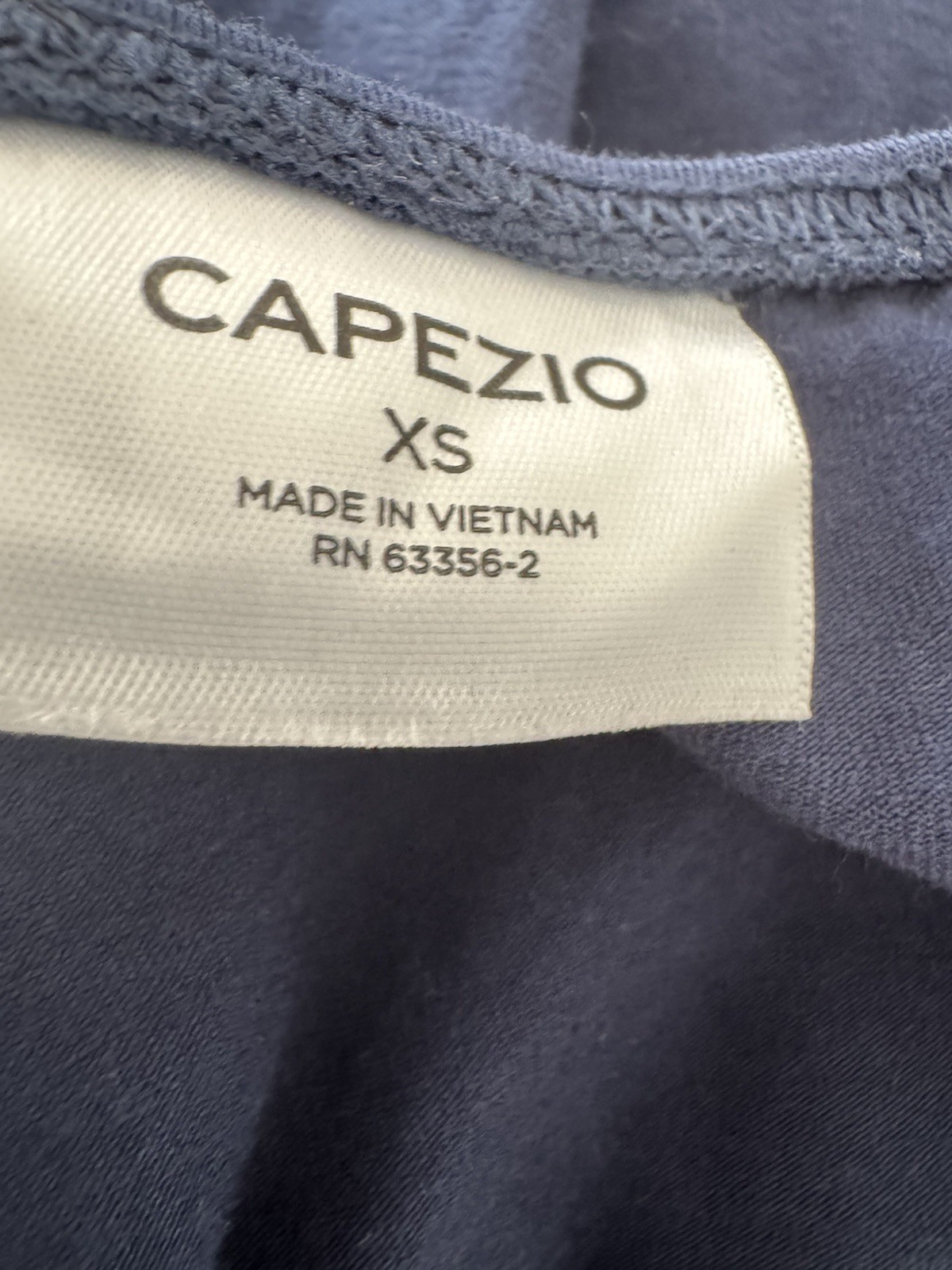 Capezio Women’s High-Neck Tank Leotard navy blue size Xsmall