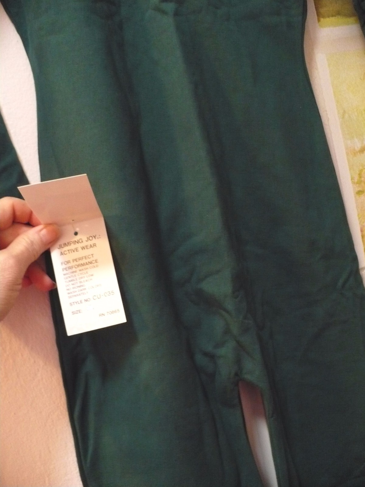 GREEN NEW Cotton Dance Catsuit LONG SLEEVE UNITARD MD, LG. XL leotard w/legs