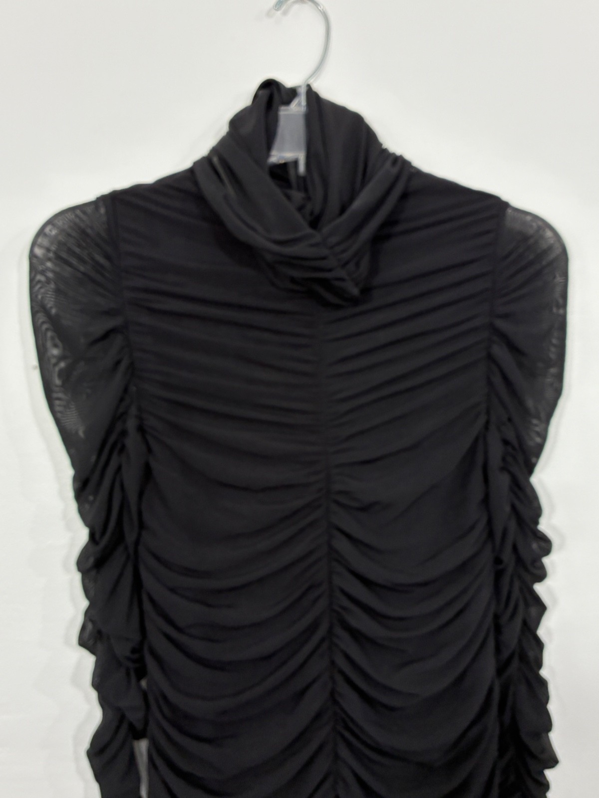 Revolution Tenth House 2 Die 4 Ruched Rhiannon TD25444 Black Catsuit Dress Small