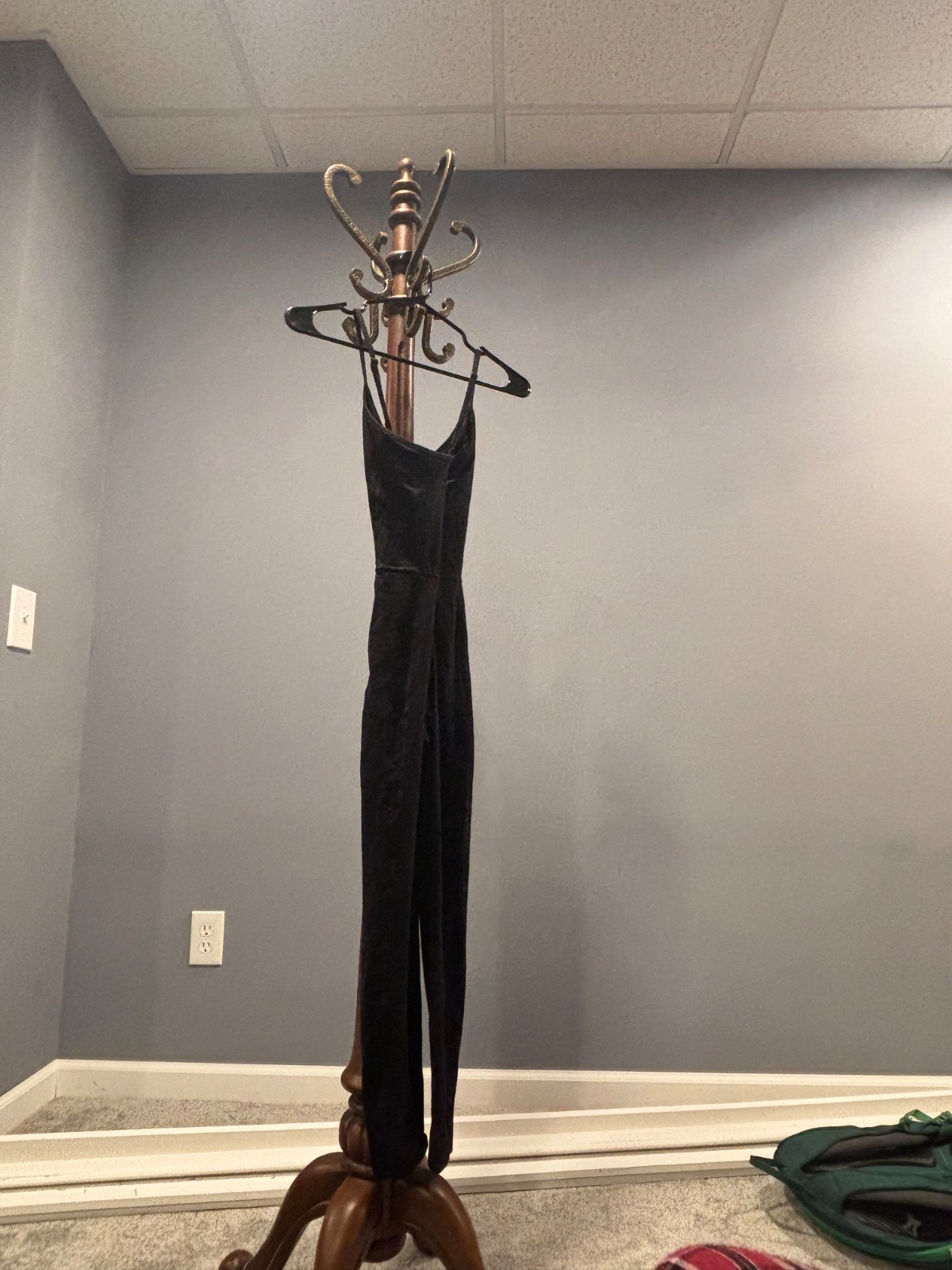 Black XS S old navy spaghetti-strap legging leotard athletic all seasons