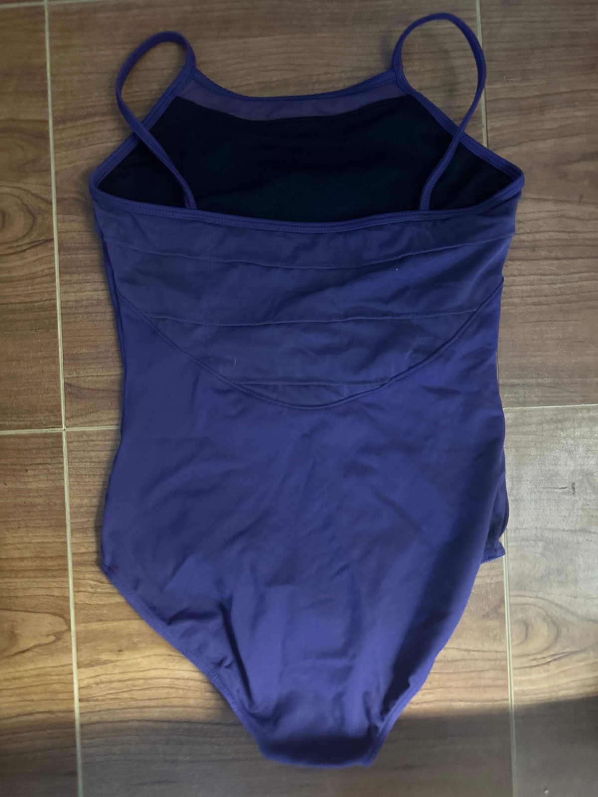 Dance Leotard Bloch Large Child Dark Purple Camisole Mesh Ballet Tap Jazz Modern