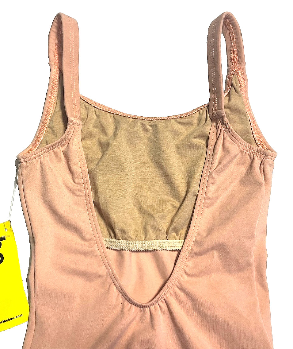 Motionwear Leotard Pink Tank Bodysuit Stretch No inside Tag New Women M fit