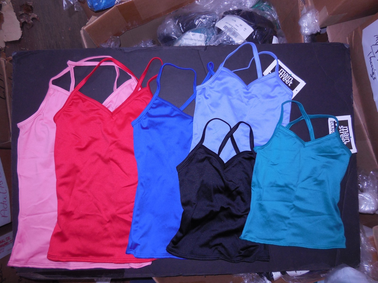 Wolff Fording Camisole Singlet Satin spandex front lined child/ladies 7 COLORS