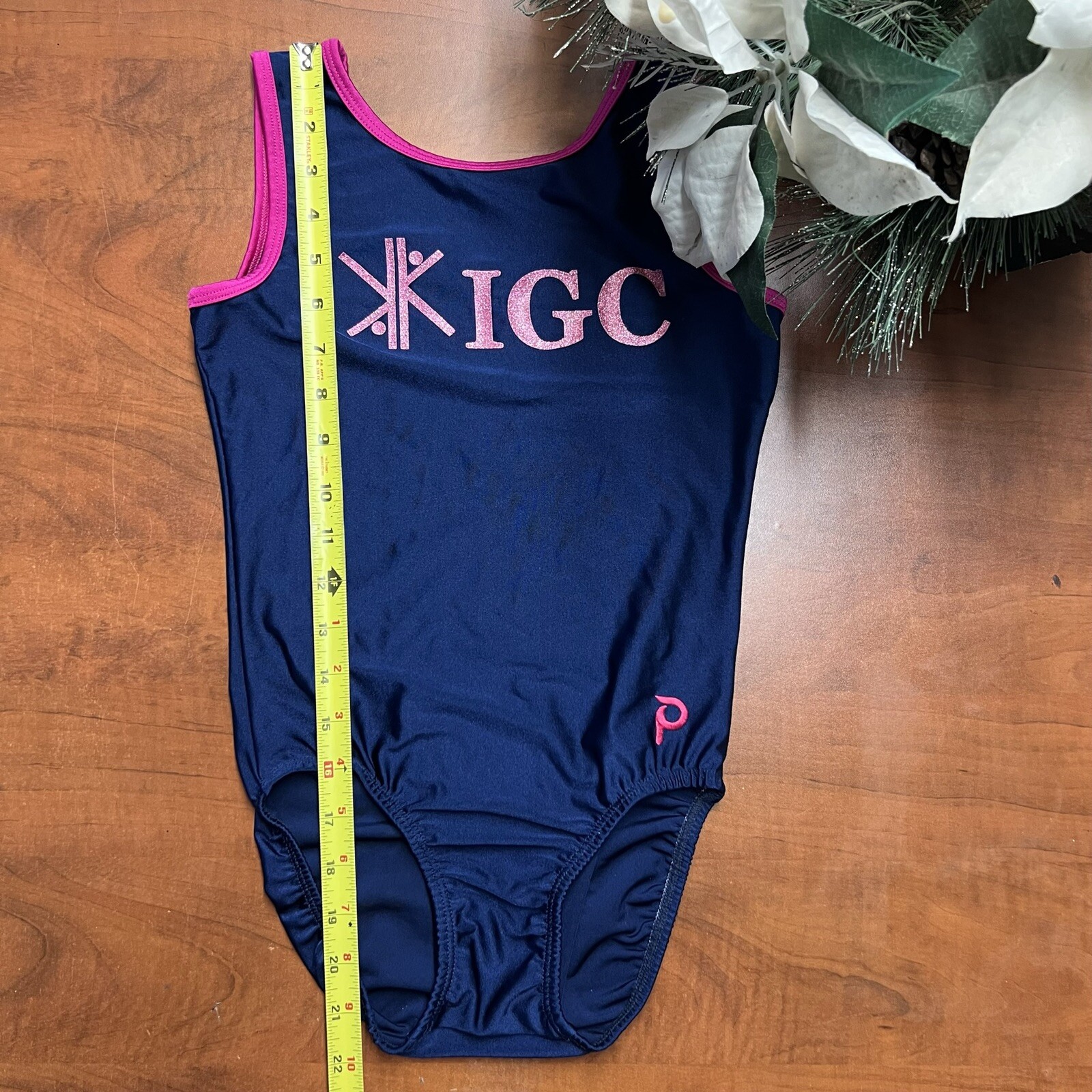 Plum Women Girl Youth Sportswear Sleeveless Blue Leotard Adult M