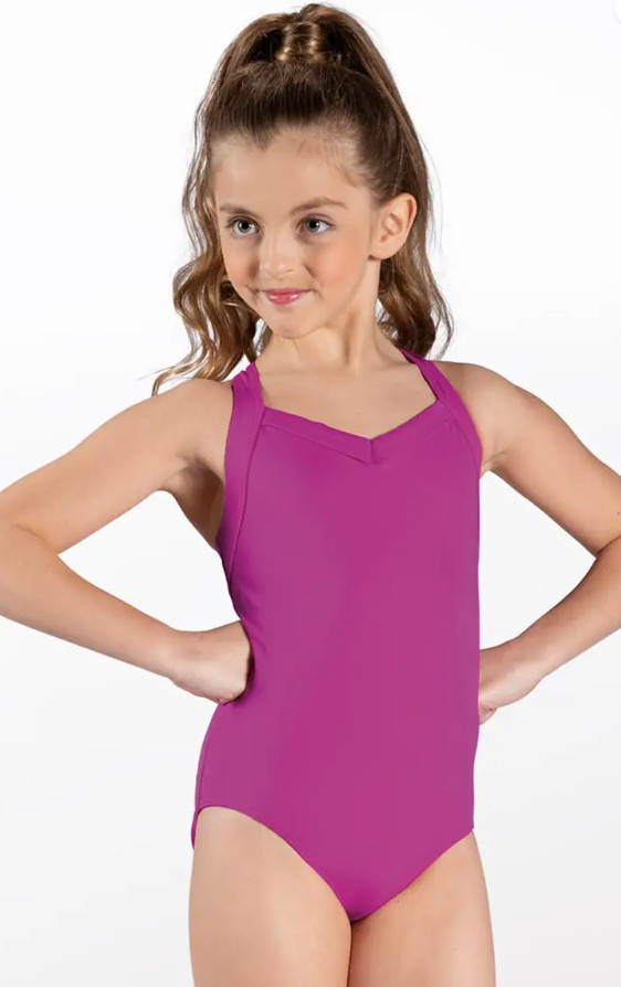Dance Pre-Owned Leotard Balera MT12647 Adult Medium Plum Pink Jazz Modern