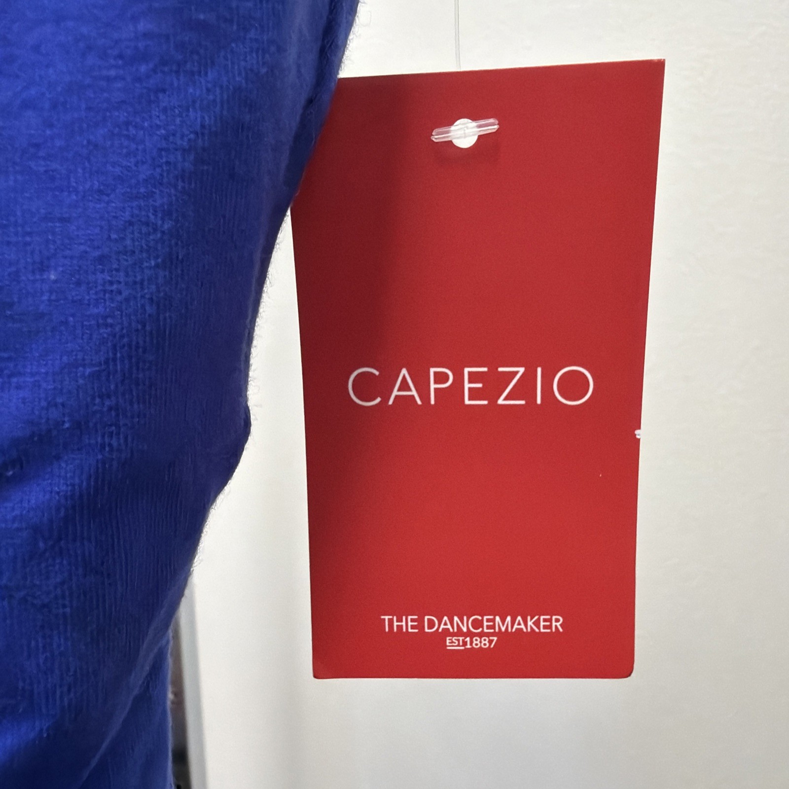 Capezio Princess Tank Leotard Royal Blue Women’s Size S NWT