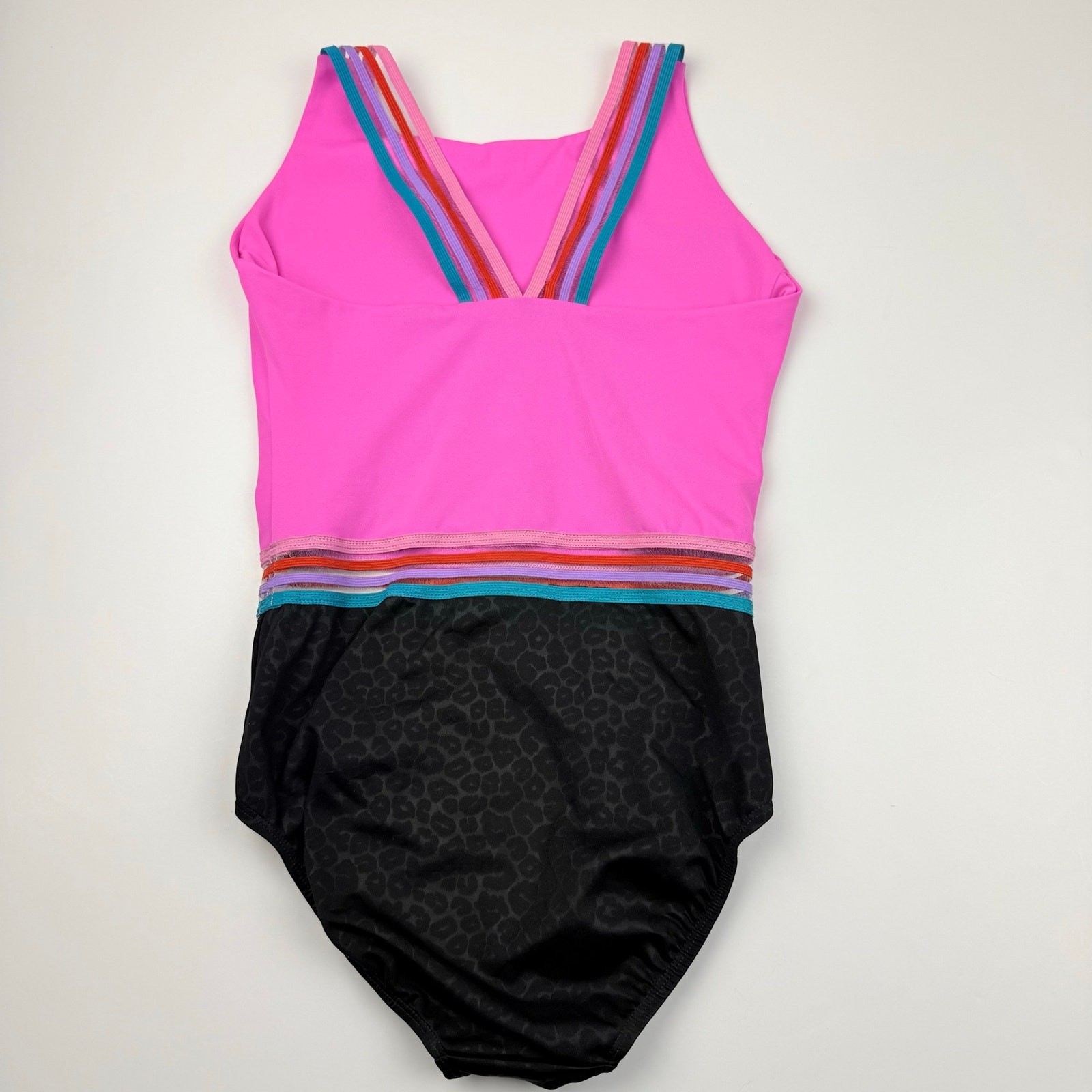Sylvia P Gymnastics Wild Cat Leotard & Shorts Set, XS