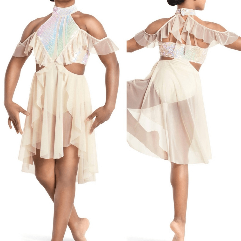 Tenth House solo Dance costume lyrical contemporary HALO IVORY TH23103 PA