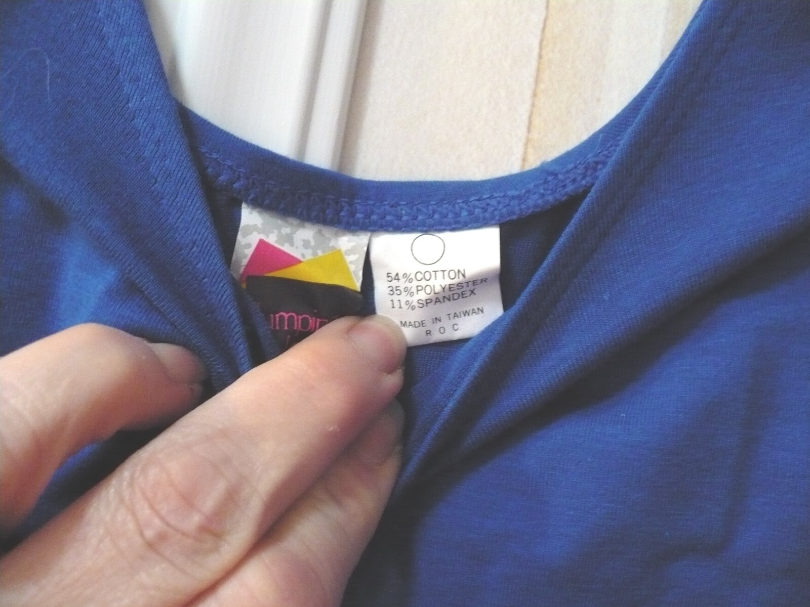 royal BLUE NEW Cotton Dance Catsuit LONG SLV UNITARD MD, LG. XL leotard w/legs