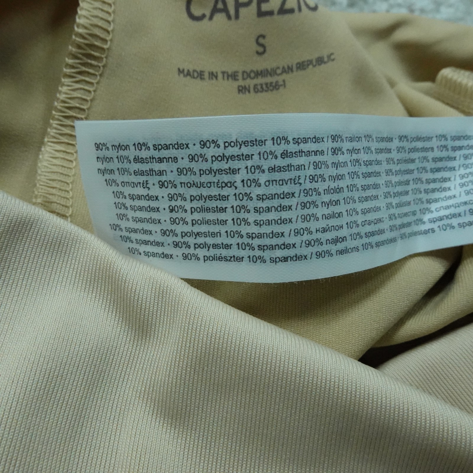 Capezio Leotard Womens Small Beige Sleeveless Cami Ballet Dancewear